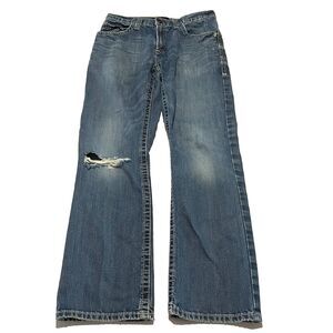 Ariat Men's M4 Bootcut Relaxed Fit Work Jeans Size 32x32 Distressed Denim